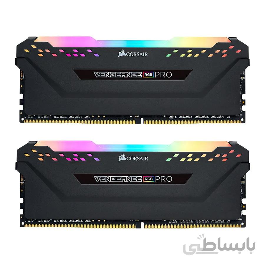 رم کورسیر VENGEANCE RGB PRO 64GB DUAL 3200MHz