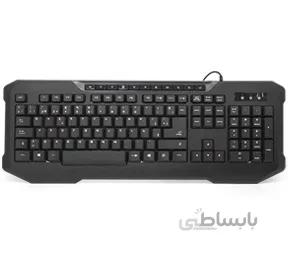 کیبورد تسکو مدل TK 8026 با حروف فارسی ا TSCO TK 8026 Keyboard With Perisan Letters