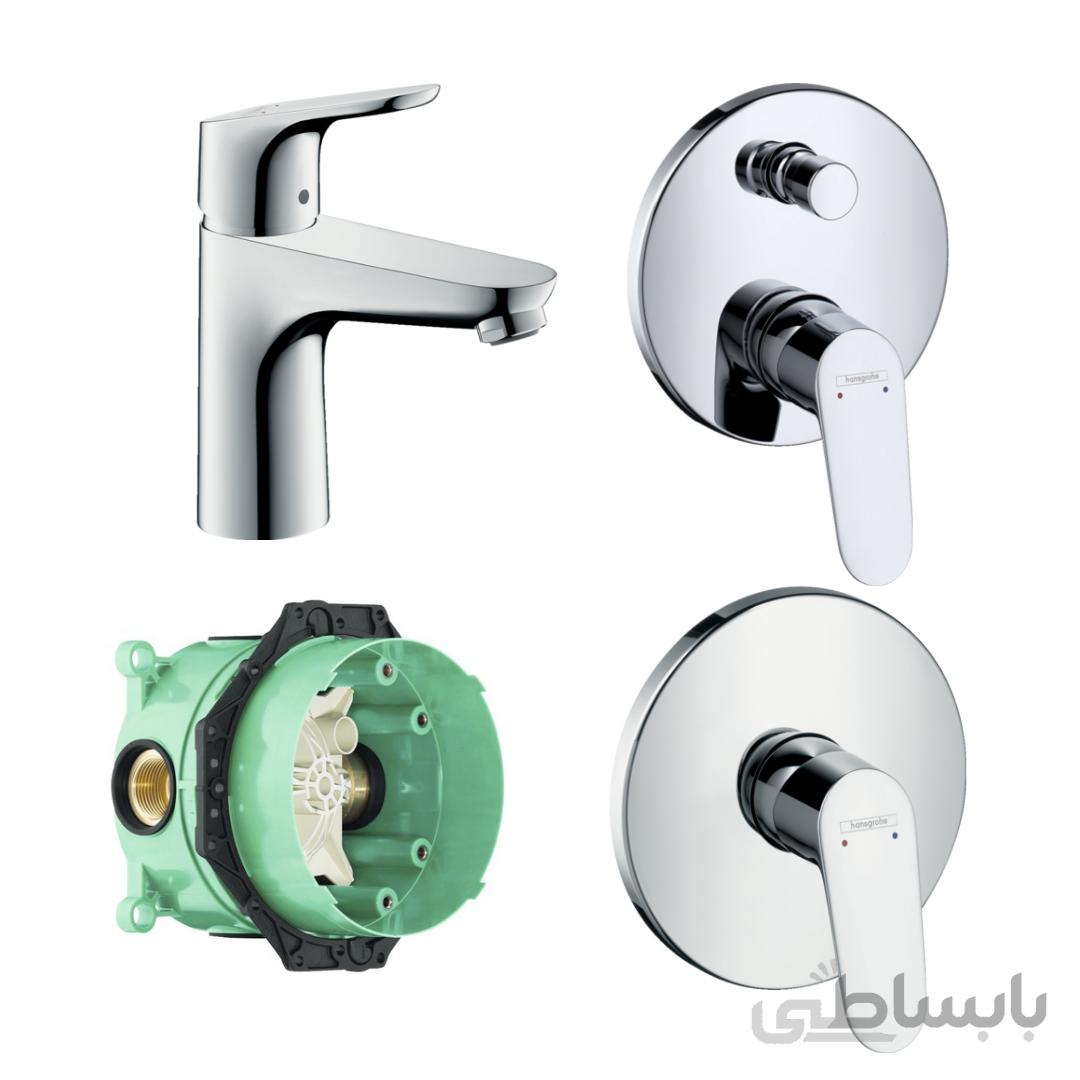 ست شیرآلات توکار هانس گروهه مدل Focus کد KH1069 ا Hansgrohe Focus set