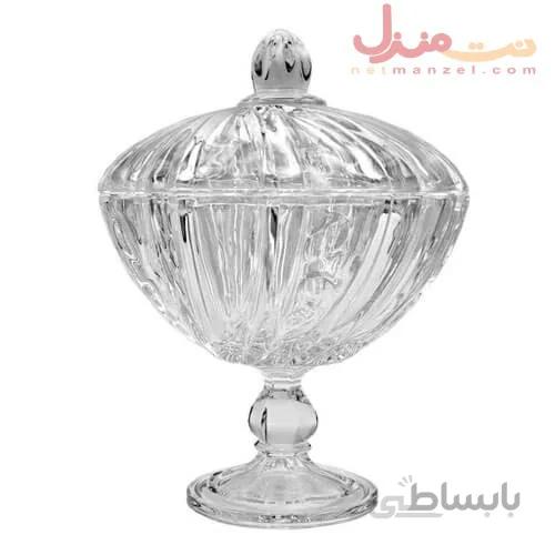 شکلات خوری پایه دار کریستال ایرنا طرح پراگ