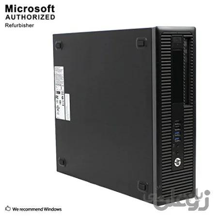 2019 HP ELITEDESK 800 G1 SFF PC، Intel Core I5 4590، تا 3.7GHz، 8G DDR3، 120G SSD، 1T، DVDRW، VGA، DP، USB 3.0، WiFi، Win 10 64 Bit-Multi-Language (CI5) (مجاز مرمت شده)