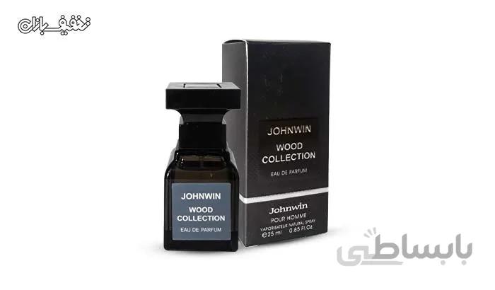 عطر جیبی مردانه مدل wood collection حجم 25 میل جانوین ا Johnwin Wood Collection Eau De Parfum For Man 25ml