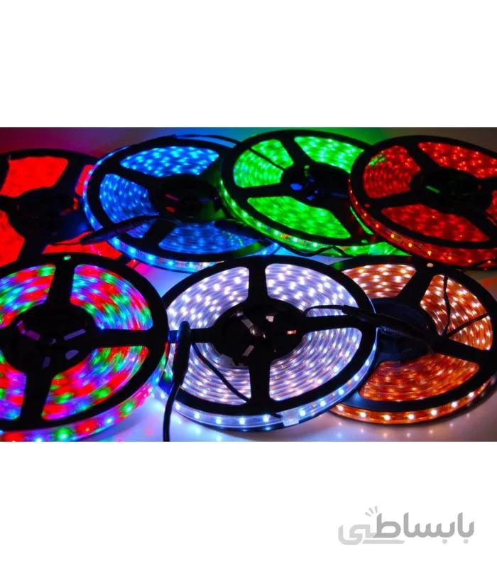 الایدی نواری 5 متری 5050 LED ا ال ای دی نواری چسبی 5 متری، LED بزرگ 5050