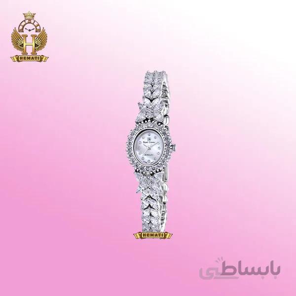 ساعت زنانه رویال کرون Royal Crown 2527 مدل پروانه (نقره ای)