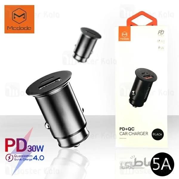 شارژر فندکی فست شارژ مک دودو Mcdodo CC-6560 QC4.0 توان 5 آمپر با پورت Type C