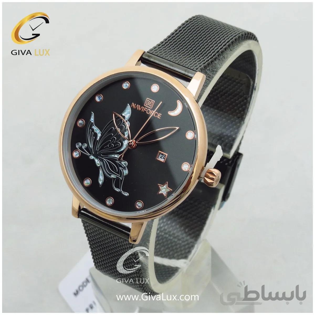 ساعت مچی عقربه ای زنانه ناوی فورس مدل Naviforce NF5011