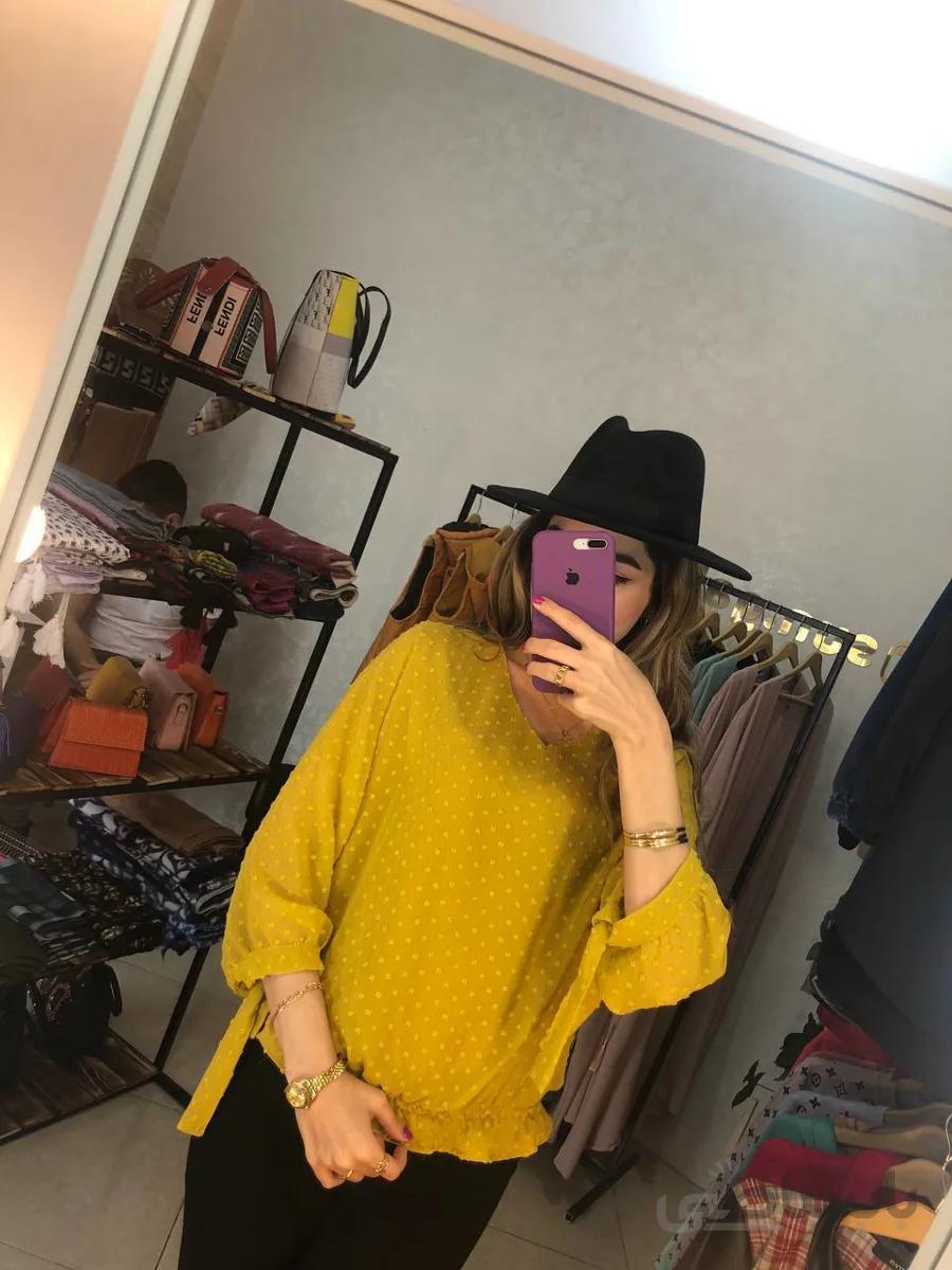 شومیز حریر زاپدار