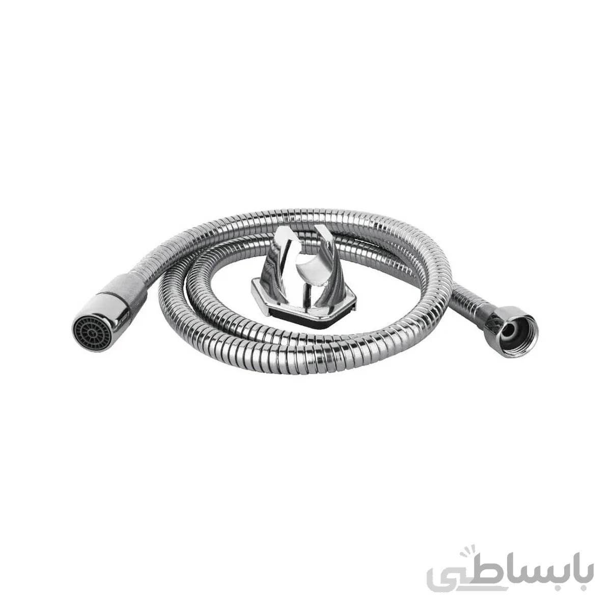 شلنگ توالت ریز بافت کروم کیان ا Hose Chrome
