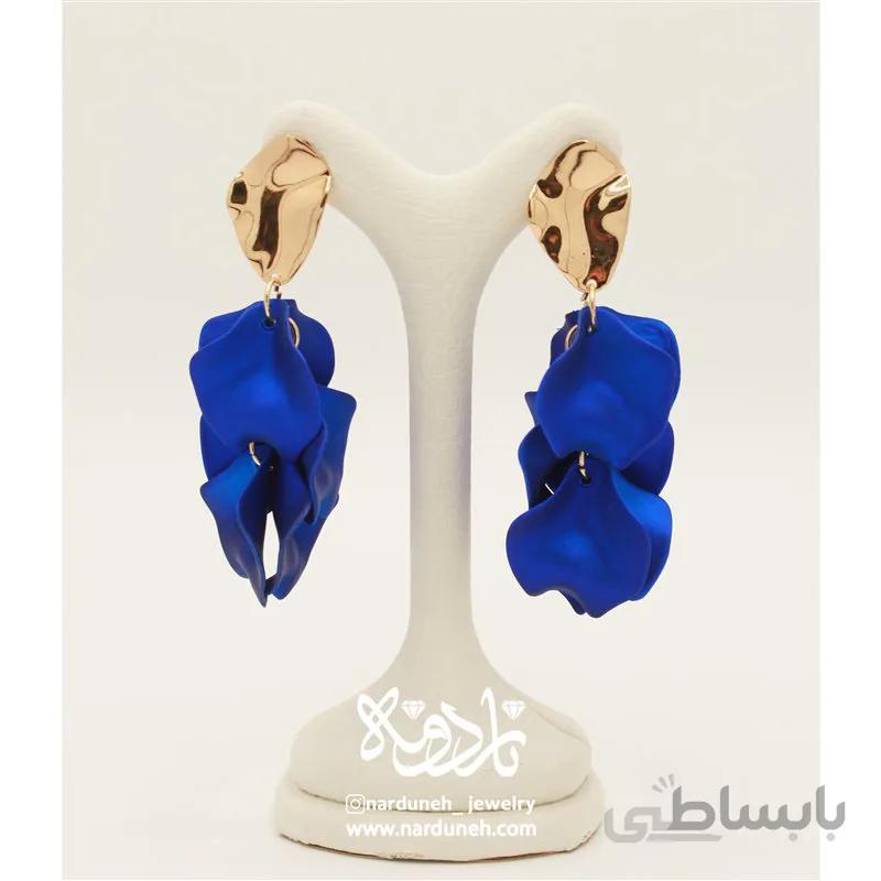 گوشواره گل رز واژگون فانتزی -06