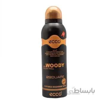 اسپری مردانه اکو مدل WOODY ROCKY ROLL حجم 200 میلی لیتر