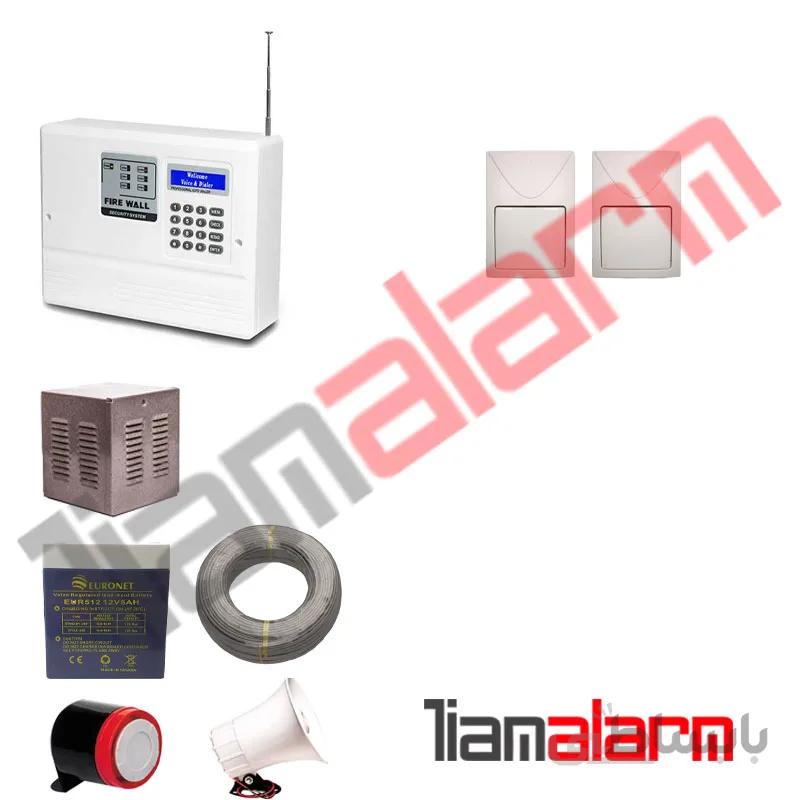 پکیج دزدگیر اماکن باسیم مدل فایروال تلفنی F7F2