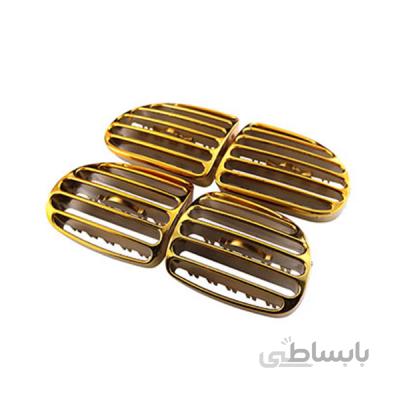 قاب دریچه هوا کولر پژو 206 - طلایی