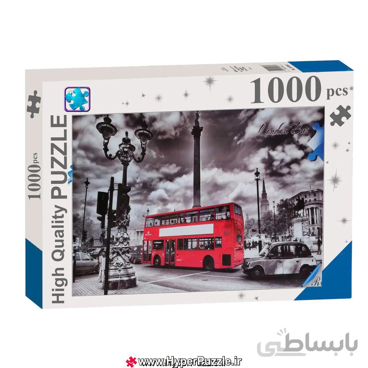 پازل اتوبوس دوطبقه 1000 تکه