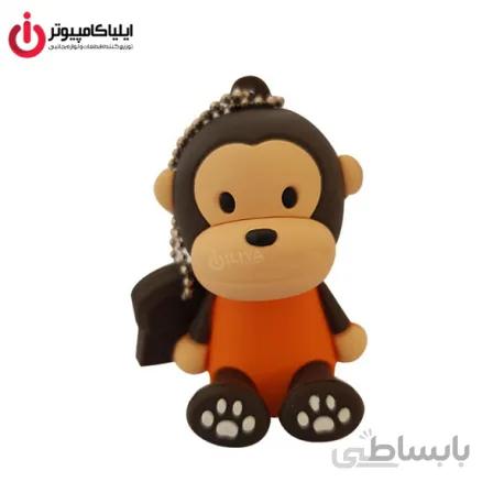 فلش مموری عروسکی کینگ فست مدل MO-13 طرح میمون ظرفیت 32 گیگابایت