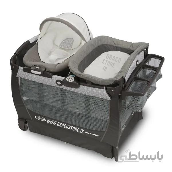 تخت و پارک گراکو مدل Snuggle Suite LX Abbington ا Graco Snuggle Suite LX - Abbington