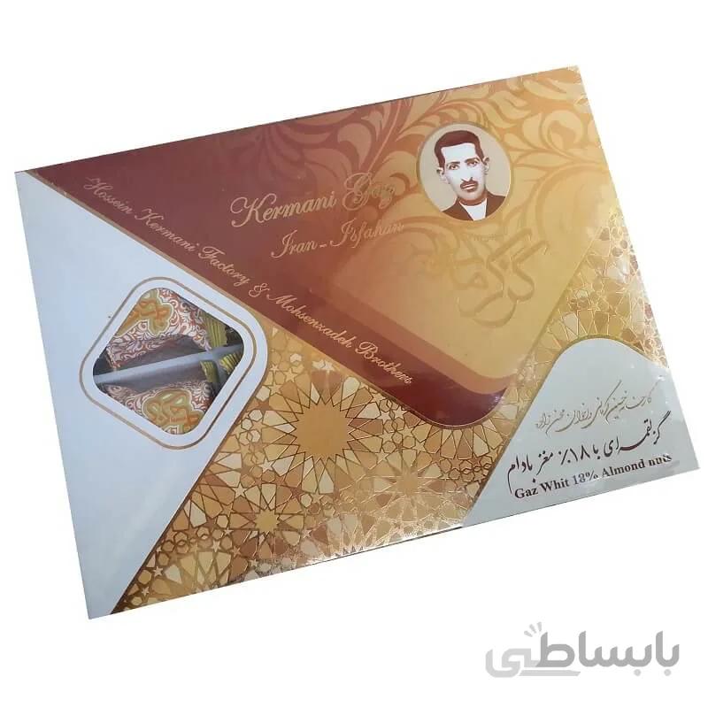گز کرمانی 18 درصد مغز بادام لقمه – 200 گرم