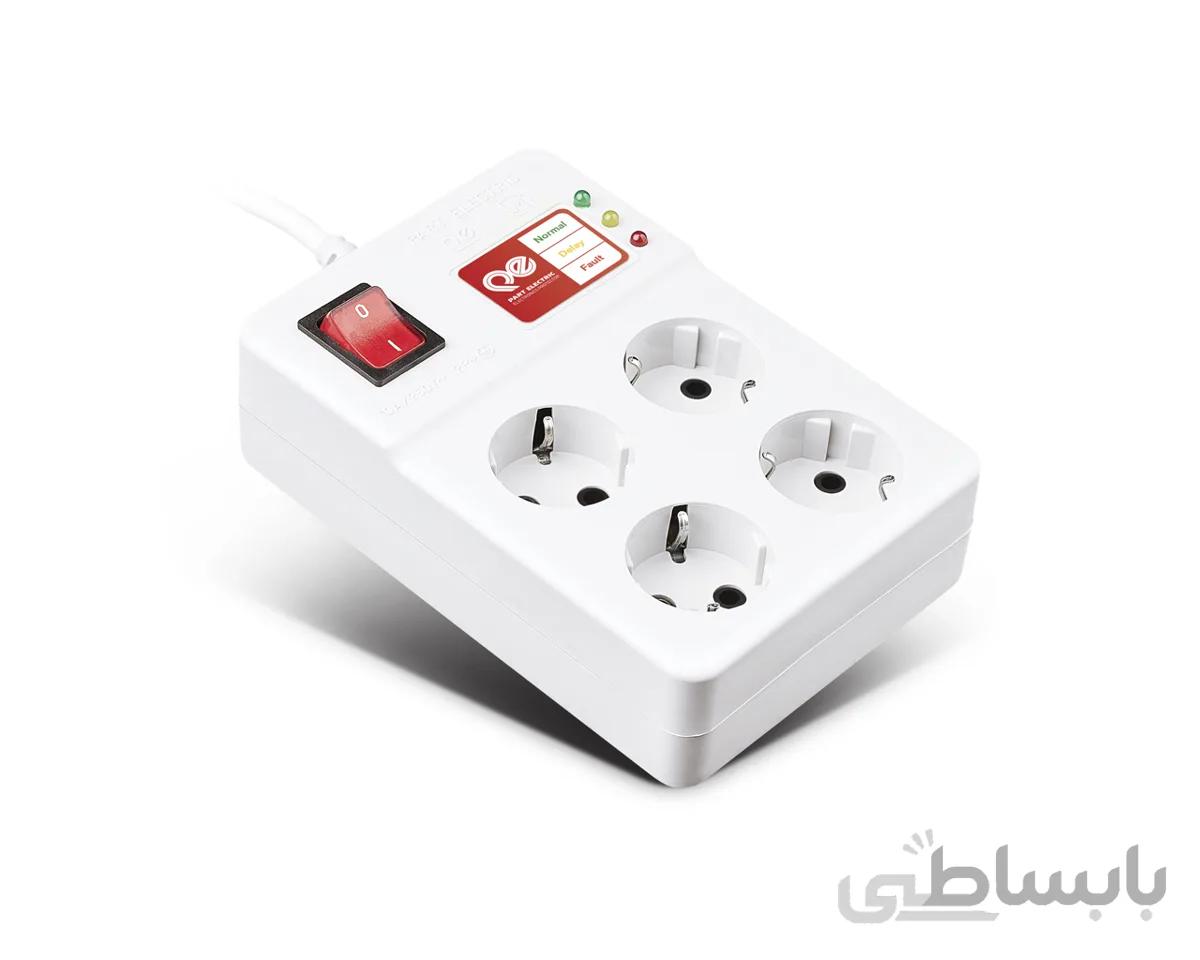 محافظ کامپیوتر پارت الکتریک با کابل ۳ متری مدل PE894 ا Part Electric Voltage Protector With 3m Cable with 4 Entries