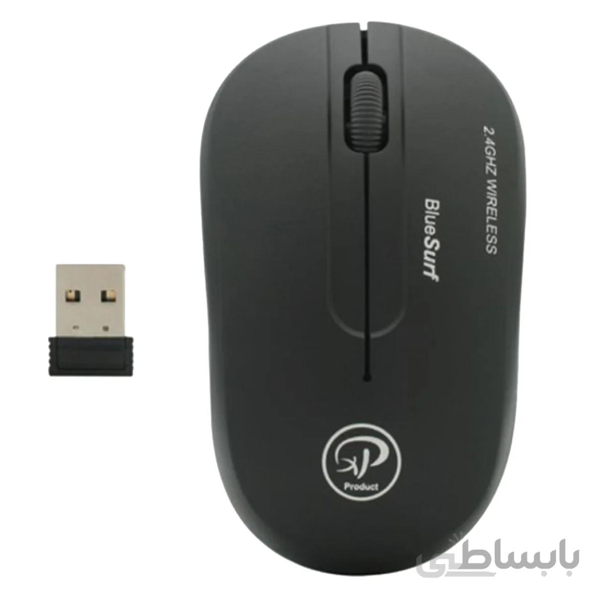 ماوس بی سیم ایکس پی-پروداکت مدل XP-W440 دارای حسگر اپتیکال و 3 کلید