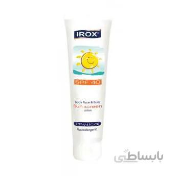 لوسیون ضد آفتاب کودک ایروکس سری Physical مدل Face And Body حجم ۶۰ میلی لیتر