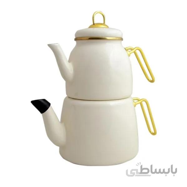 ست کتری و قوری پاچی مدل emaye 70