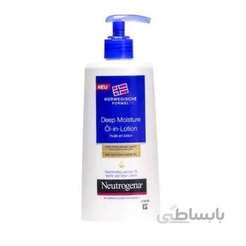 لوسیون بدن نوتروژینا مدل Deep moisture حجم ۲۵۰ میلی لیتر