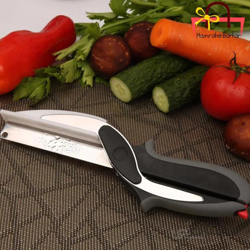 قیچی آشپزخانه کلور کاتر کد 2128 ا Clever Cutter 2128 Kitchen Scissors