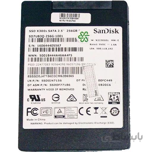 اس اس دی اینترنال سن دیسک مدل X300s Sata ظرفیت ۲۵۶ گیگابایت