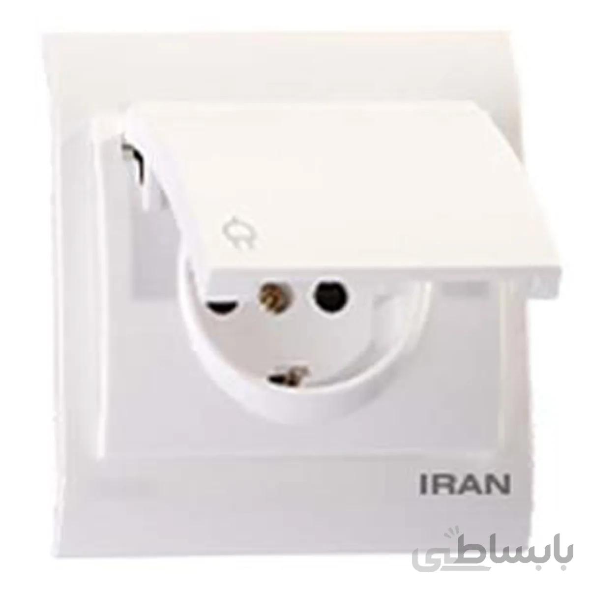 پریز برق ارت درب دار فضل الکتریک مدل ایران