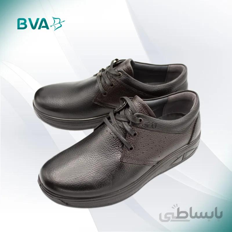 کفش چرم مردانه مدل آیدین کلارک مشکی