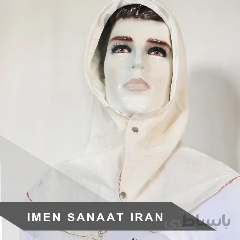 مقنعه کتان جوشکاری