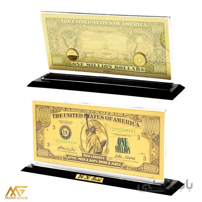 تندیس روکش طلا یک میلیون دلار 011T