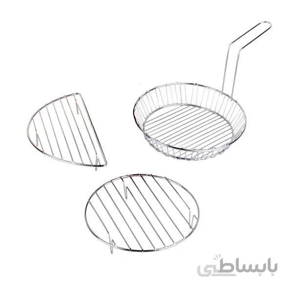 ست توری روغنگیر و سرخ کن و بخارپز