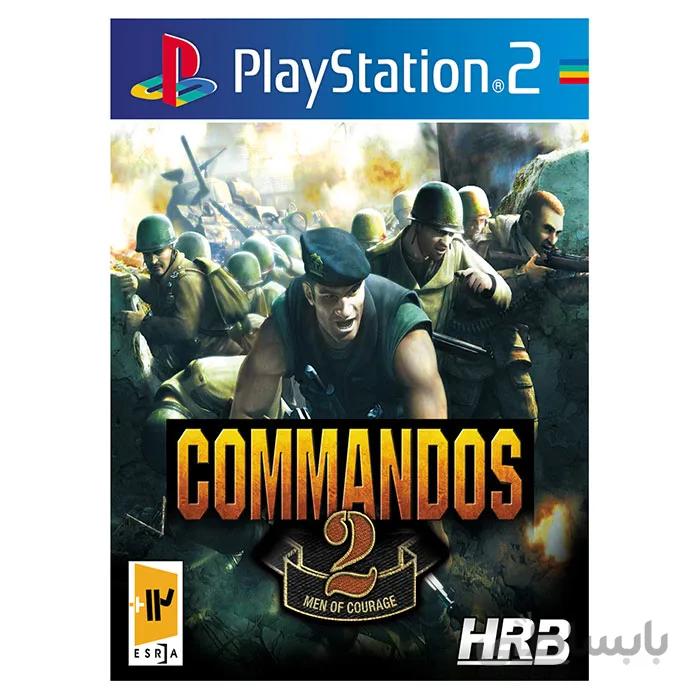 بازی commandos 2 men of courage برای ps2 ا Commandos 2 Men of Courage PS2 Game
