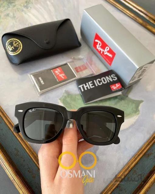 عینک آفتابی زنانه و مردانه ری بن مدل Ray Ban RB 2186 State Street