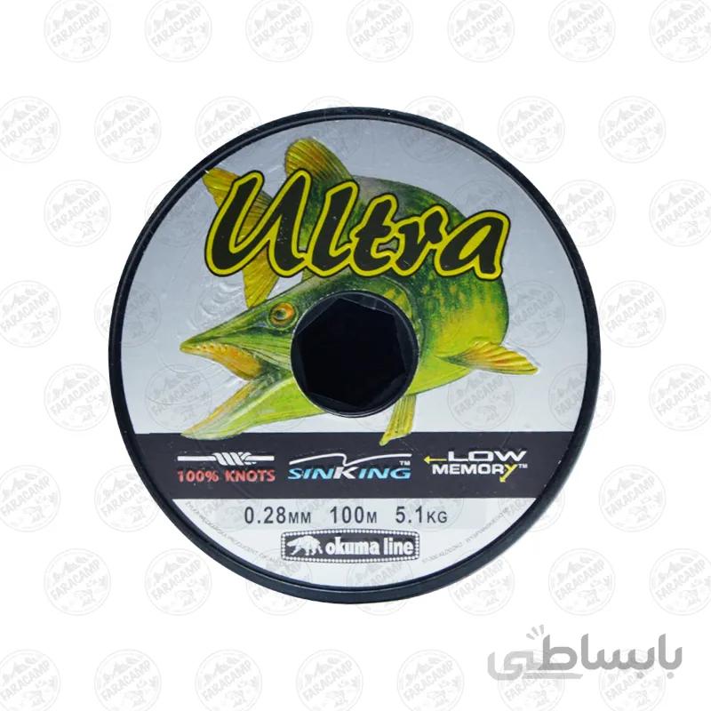نخ ماهیگیری اوکوما 100 متر سایز 0 28 متصل