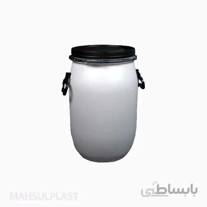 بشکه ۳۰ لیتری دسته گوشواره ای با واشر سفید