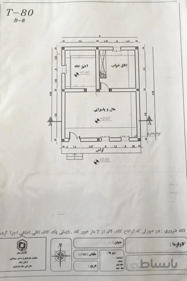 زمانبندی عملیات اجرای ساختمان یک طبقه بتنی ۲۴ بلوکه روستای دمرود مناطق سیل زده