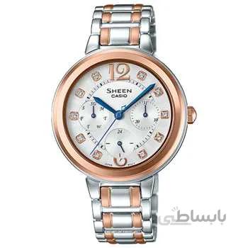 ساعت مچی عقربه ای زنانه کاسیو مدل SHE-3048BSG-7AUDR ا Casio SHE-3048BSG-7AUDR Watch For Women