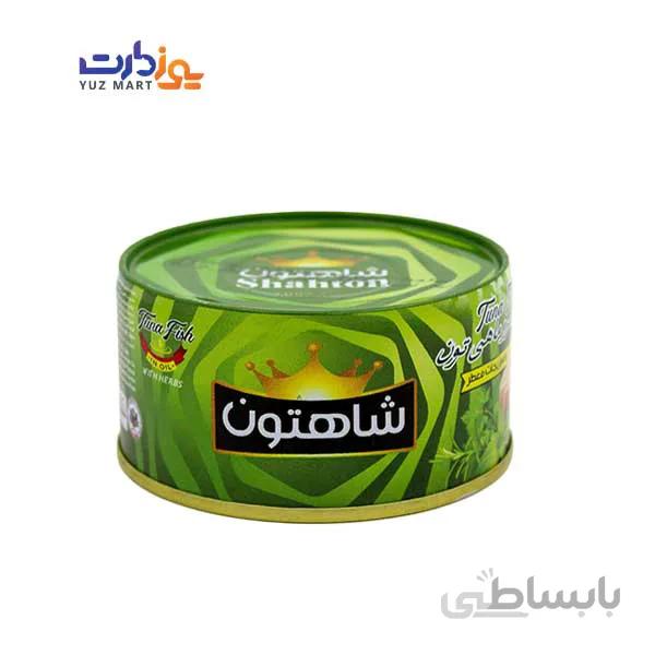 کنسرو تن ماهی با سبزیجات معطر شاهتون - 180 گرم