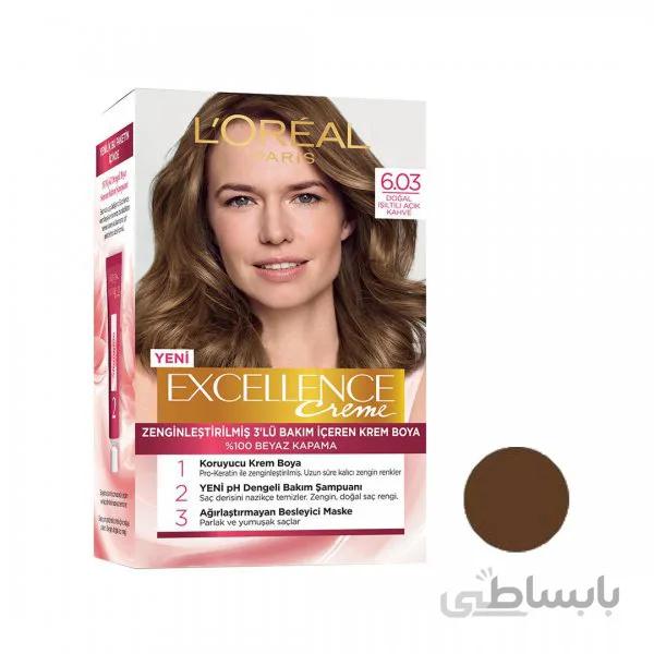 رنگ مو شماره 6.03 لورال مدل Loreal Paris Excellence