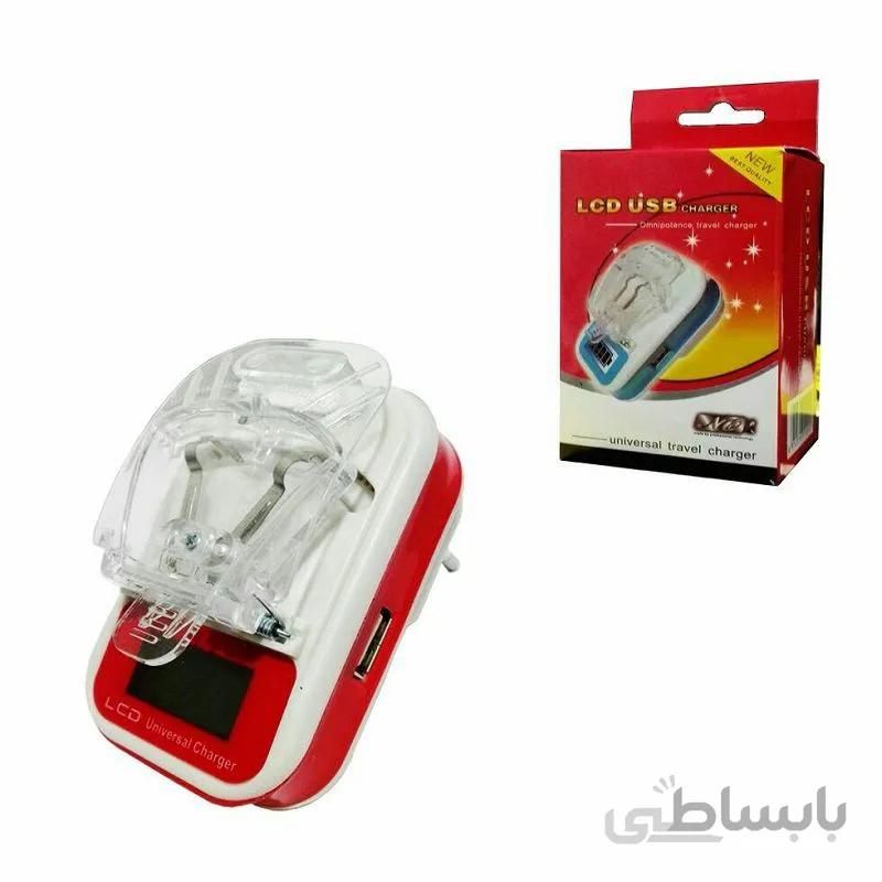 شارژر خرچنگی همه کاره LCD USB
