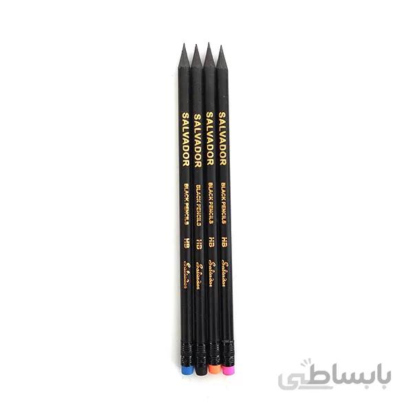 مداد چوب مشکی سالوادور ادمیرال بسته 12 عددی