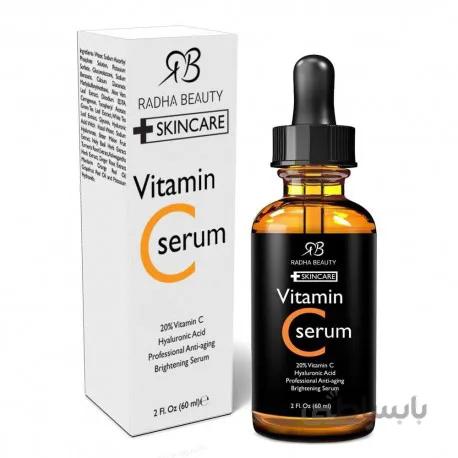 سرم مرطوب کننده و آبرسان صورت ویتامین سی رادا Vitamin C Serum Radha