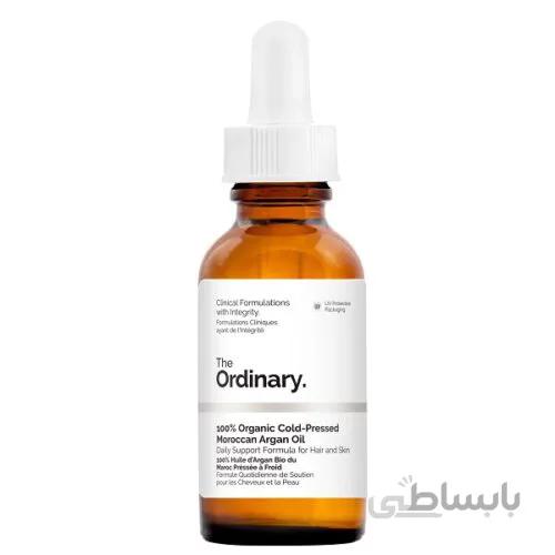 سرم روغن آرگان پوست و موی اوردینری حجم ۳۰ میل | ۱۰۰% Organic Cold-Pressed Moroccan Argan Oil ا The Ordinary 100% Organic Cold-Pressed Moroccan Argan Oil 30ml