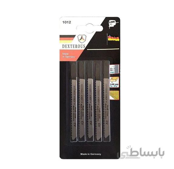 مجموعه 5 عددی تیغ اره عمود بر MDF بر آلماني دکستروس مدل 1012