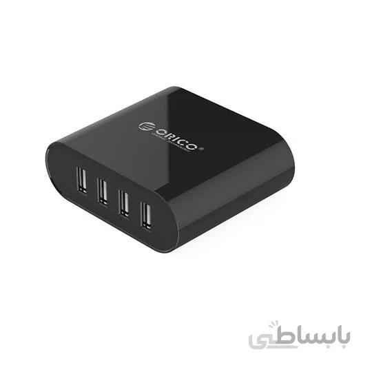 شارژر رومیزی اوریکو دارای 4 درگاه یو اس بی مدل DCH-4U ا Orico 4 Port Desktop USB Charger - DCH-4U