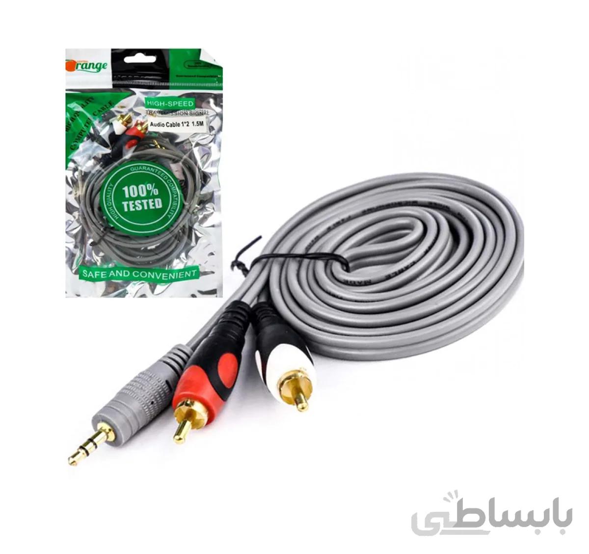کابل تبدیل جک3.5میلی متری به RCA
