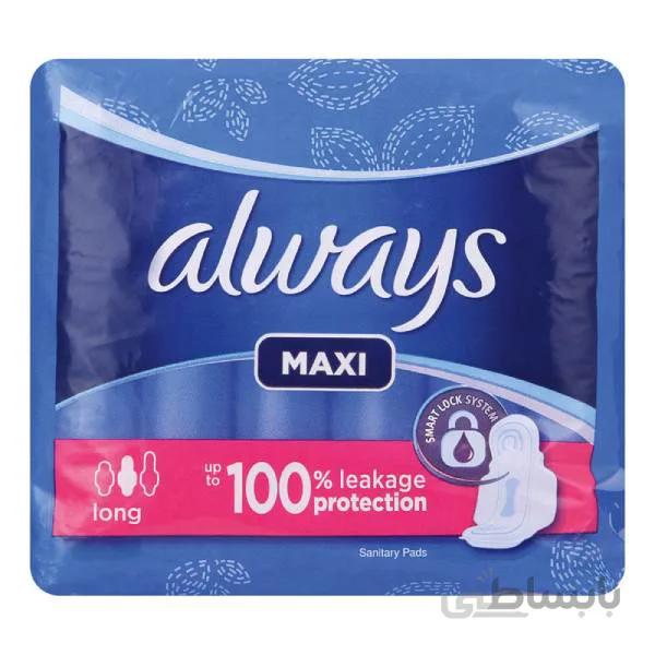 نوار بهداشتی الویز مدل Maxi Long بسته 7 عددی ا Always Maxi Long Sanitary Pad 7pcs