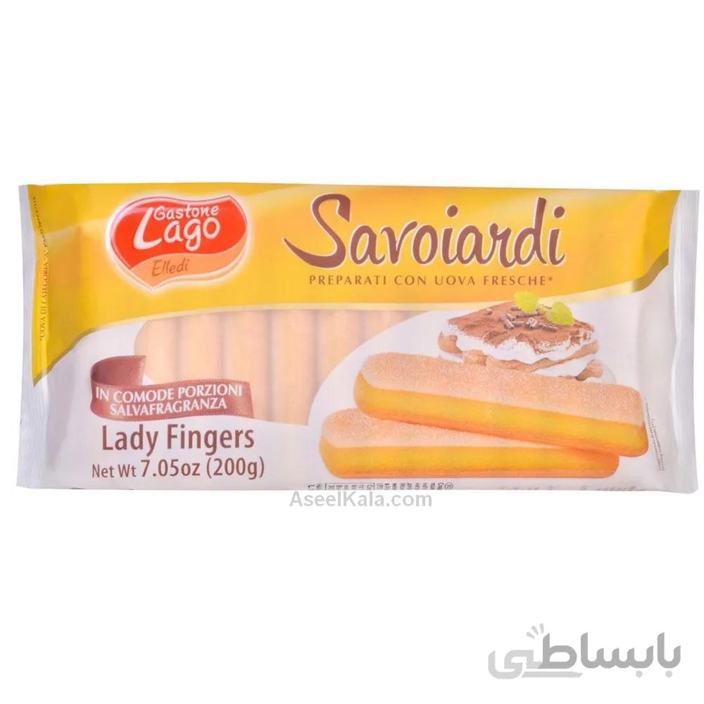 بیسکویت تیرامیسو لیدی فینگر لاگو LAGO وزن 2۰۰ گرمی