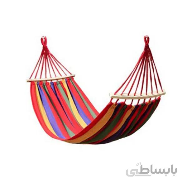 ننو پارچه ای چوب دار